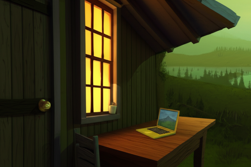 My Experience Working From a Cabin in Scotland (Full Cost Breakdown)